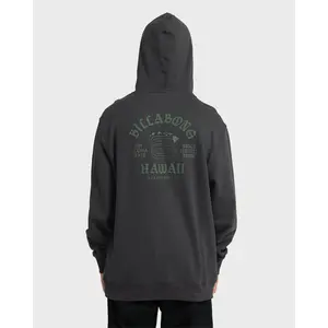 Island Chain Hawaii Pullover Hoodie - Black