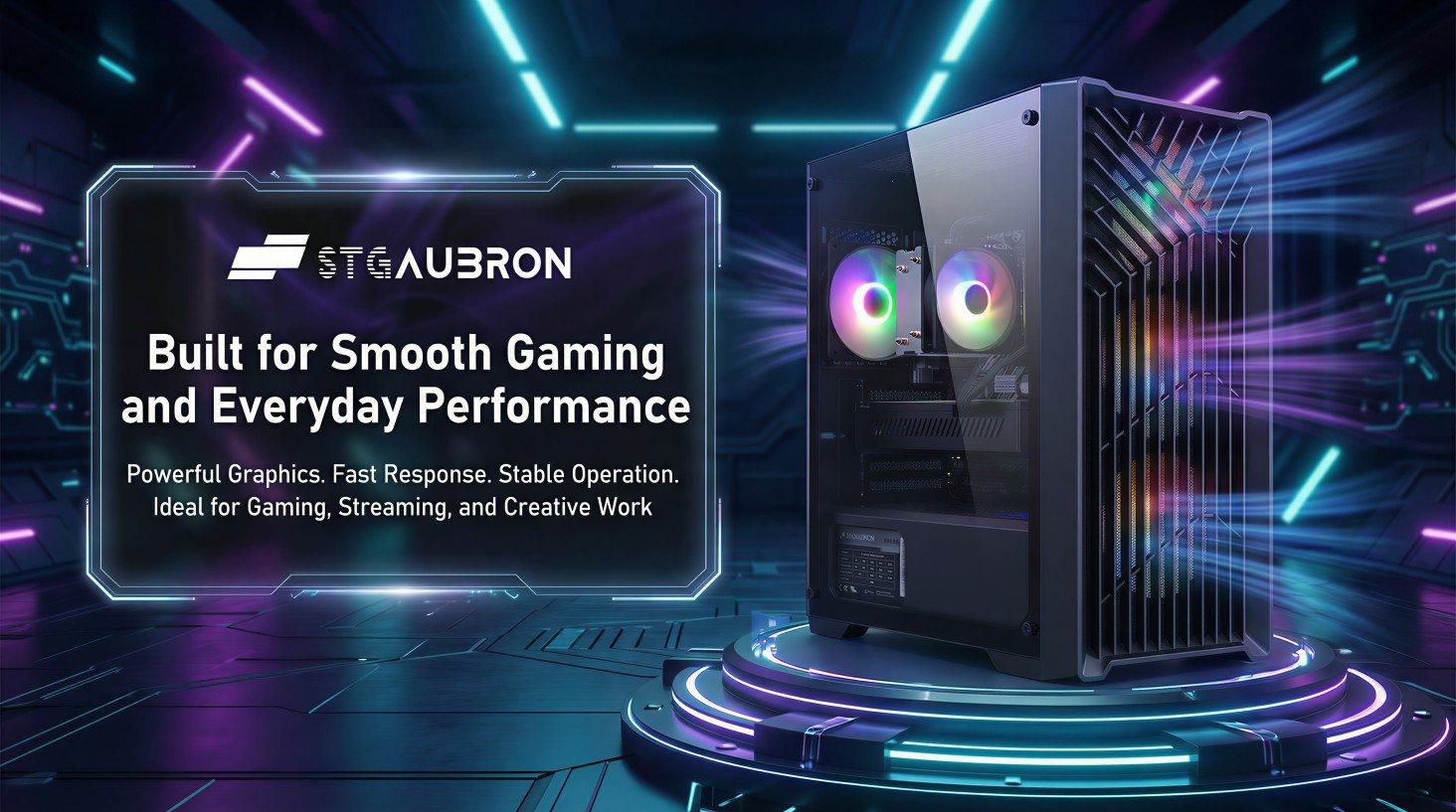 STGAubron Gaming PC Desktop Computer, Intel Core i7 up to 3.9G, GeForce RTX 2060 6G, 32GB RAM, 512GB SSD, WiFi 6, BT 5.0, RGB Fan x 4, Windows 11 Home STGAubron Gaming PC Desktop Computer, Intel Core i7 up to 3.9G, GeForce RTX 2060 6G, 32GB RAM, 512GB SSD, WiFi 6, BT 5.0, RGB Fan x 4, Windows 11 Home