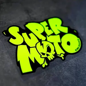 Reflective Motorcycle SUPER MOTO Stickers, Motorcycle Accessories Stickers