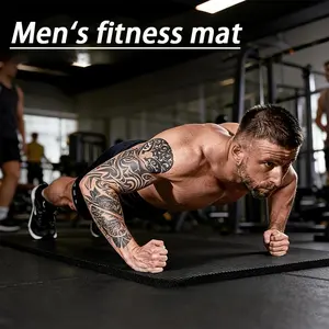 Thickened Non-slip Yoga Mat, Unisex Suitable for Men's Yoga Mat, Fitness Mat, Home Floor Mat, Soundproof and Shock-absorbing, Indoor Sports Non-slip Thickened
