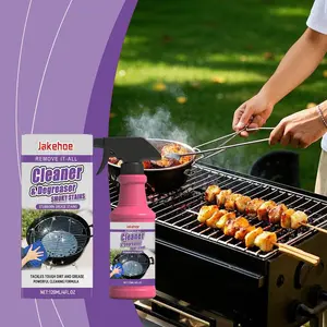120ML Jakehoe BBQ Grill Cleaner, Removes Tough Grease and Carbon Buildup Oil Stain Dissolver, Effective Kitchen Cleaning Agent  Liquid Cleaning Agent for Grills and Frying Pans
