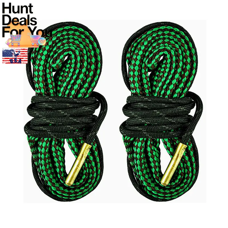 Bore Cleaner, Bore Cleaning Kit For G02 .22 Cal .223 Cal & 5.56mm Cal and Others More Calibers, Reusable and Compact Bore Rope Brush Cleaner