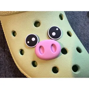 3D duck 5pcs set pig 3pcs set Shoe Charms high Quality JuliesDecalDesign