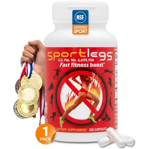 Fast Fitness Boost Pre Workout for Men and Women, Lactic Acid Supplement, Sports Endurance Fuel, Endurance Supplements for Runners - NSF Certified for Sport,120-Capsule Bottle, Pack of 1