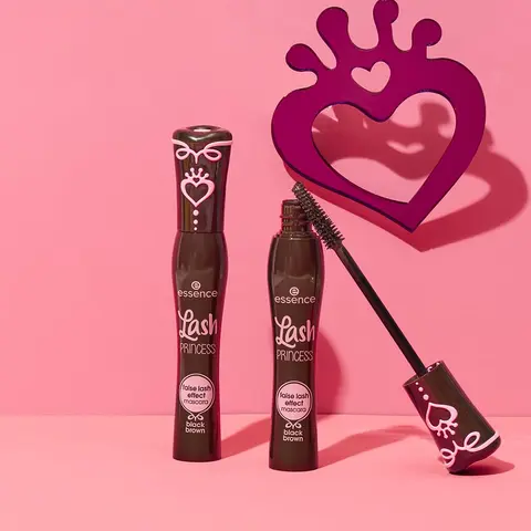 Lash Princess False Lash Effect Mascara Brown (1 Pack) | Intense Volume, Length & Definition | Vegan, Cruelty Free & Paraben Free Makeup Cosmetic