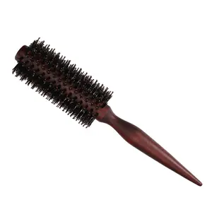 VOCOSTE Straight Hair Brush, Round Brush, Hairstyle Wavy Styling Tool, Wood Brown