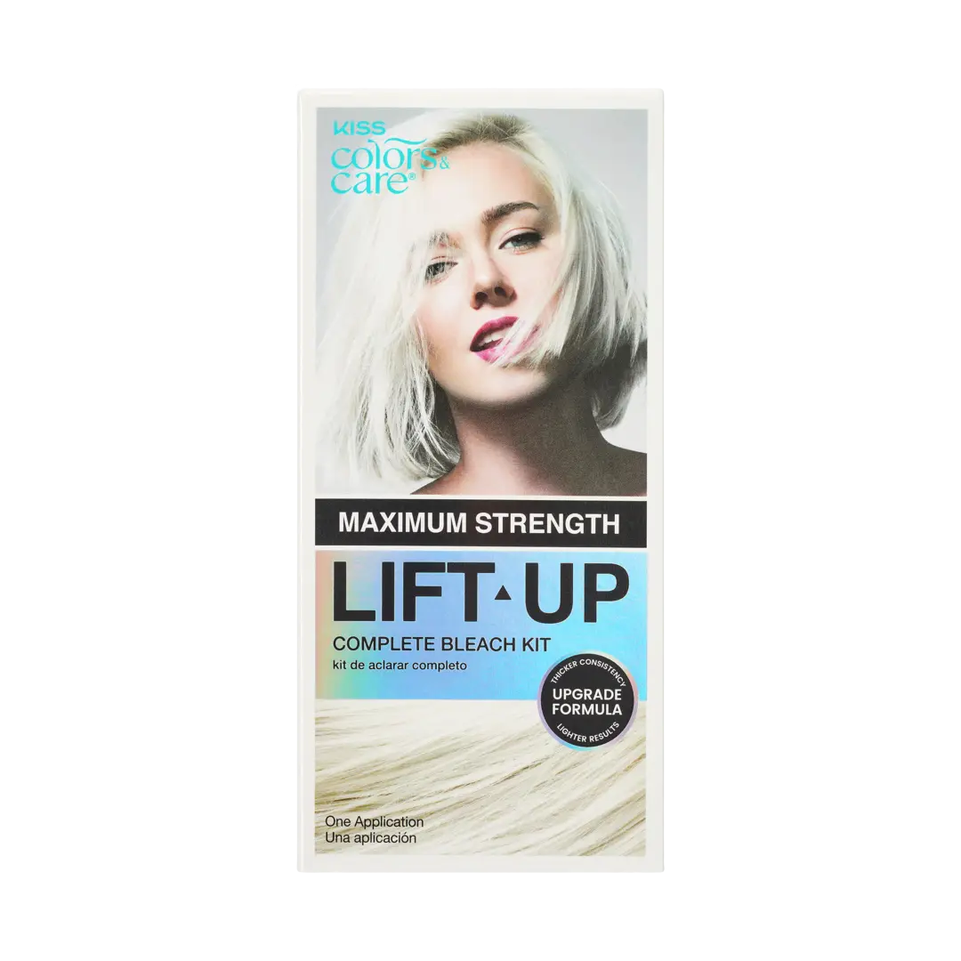Kiss Colors & Care Maximum Strength Lift-Up Complete Bleach Toner Kit - Ice | Bleach Kit, Hair Dye, Hair Color