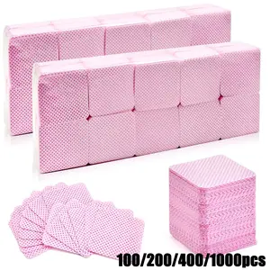 Nail Wipes - Professional Lint-Free Nail Polish Remover Pads, UV Gel Cleansing Tissues, Unscented Manicure Prep And Finish Nail Art Cleaning Tool, Nail Products