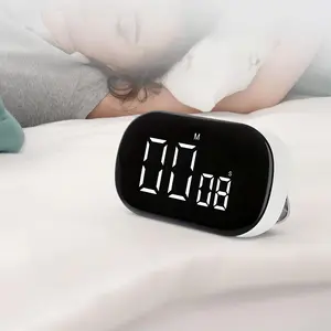Digital Kitchen Timer, Battery Powered Magnetic Volume Adjustable Timer Reminder with Led Display, Suitable for Tasks, Work, Study, Kitchen Cooking(without Battery)