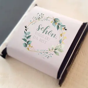 10 Gift Tags Wedding Ritter Sport Mini Banners, Thank You Labels, Perfect for Gifts, Birthday, Wedding, Baptism, Table Decorations