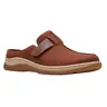 Women's Clark's Orlene Easy Slip-On Clog - Tan Combination Nubuck, Casual Fashion Mule with Lightweight, Impact-Absorbing Design and Leather Trim