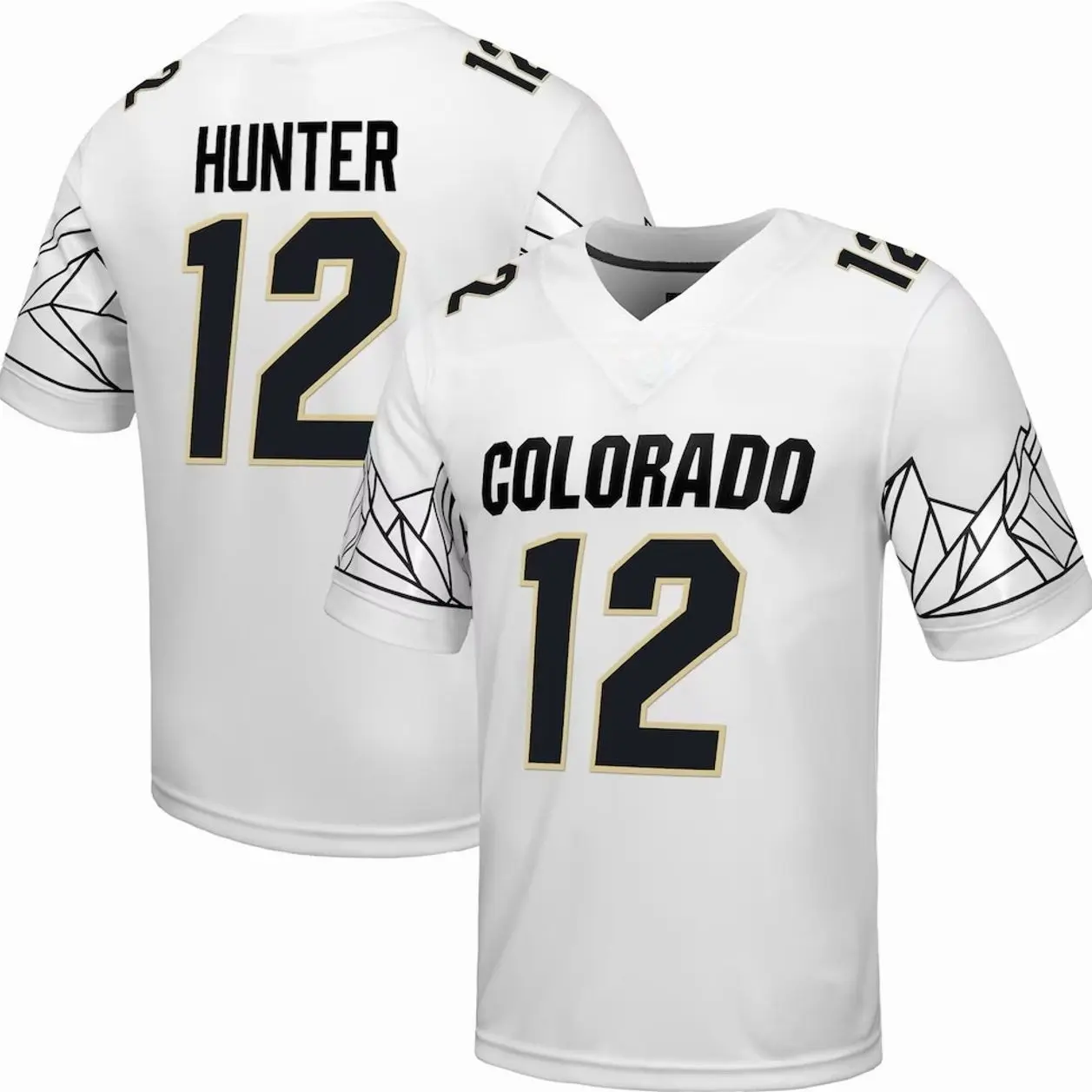 Unisex Football Hunter 12 Colorado States Buffaloes College Team Alumni Game Jersey - White