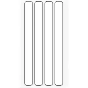 Cabinet Door Bumper, 4 count Clear Wall Protectors, Furniture Bumpers, Door Stop Bumper for Refrigerator, Chair, Entrance Doors, Cabinet Doors,Toilet Covers,Toilet Lid(5.9x0.59inch)