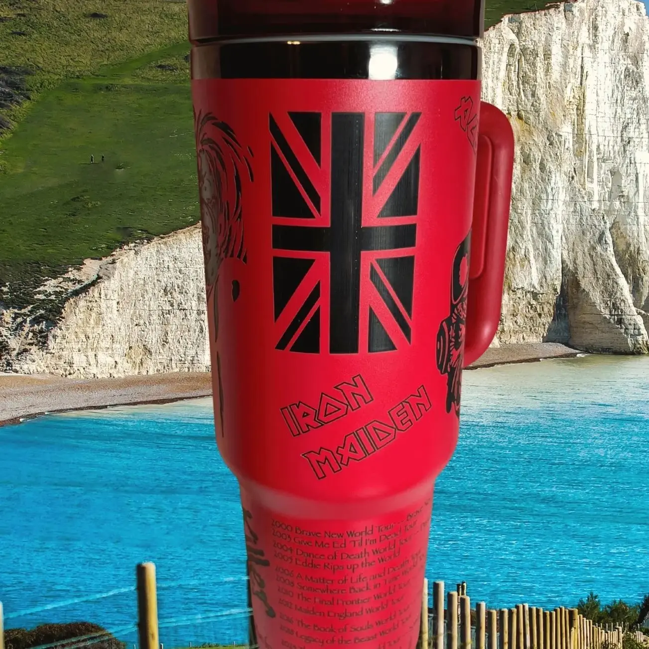 40 oz Stainless Steel Tumbler — “Run For Your Life” World Tour