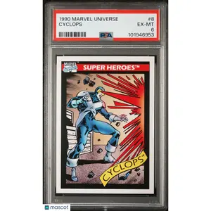 1990 Marvel Universe Cyclops #8 PSA 6