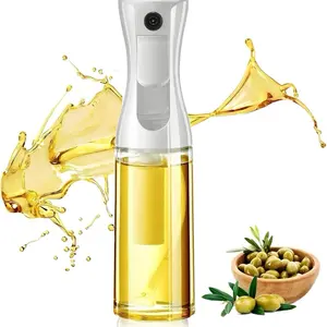 Arezo llc Oil Sprayer for Cooking 200ml Glass Olive Oil Sprayer Mister Olive Oil Spray Bottle, Kitchen Gadgets Accessories for Air Fryer Canola Oil Spritzer Widely Used for Salad Making Baking Dispensers