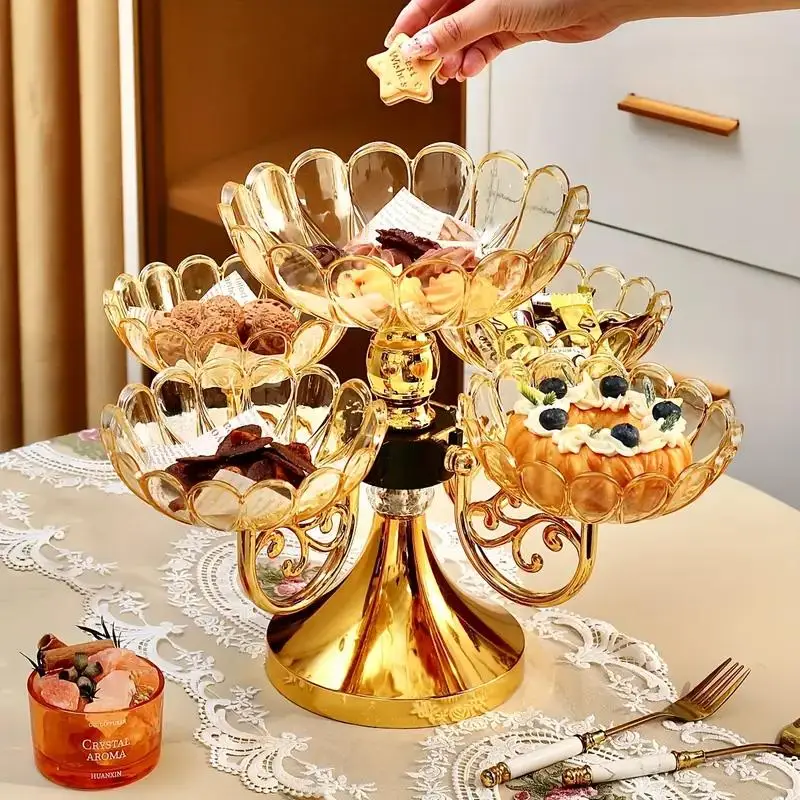 Fruit Plate, 1 Count Fruit & Vegetable & Snack Storage Basket, Household Fruit Plate for Home Kitchen Dining Room