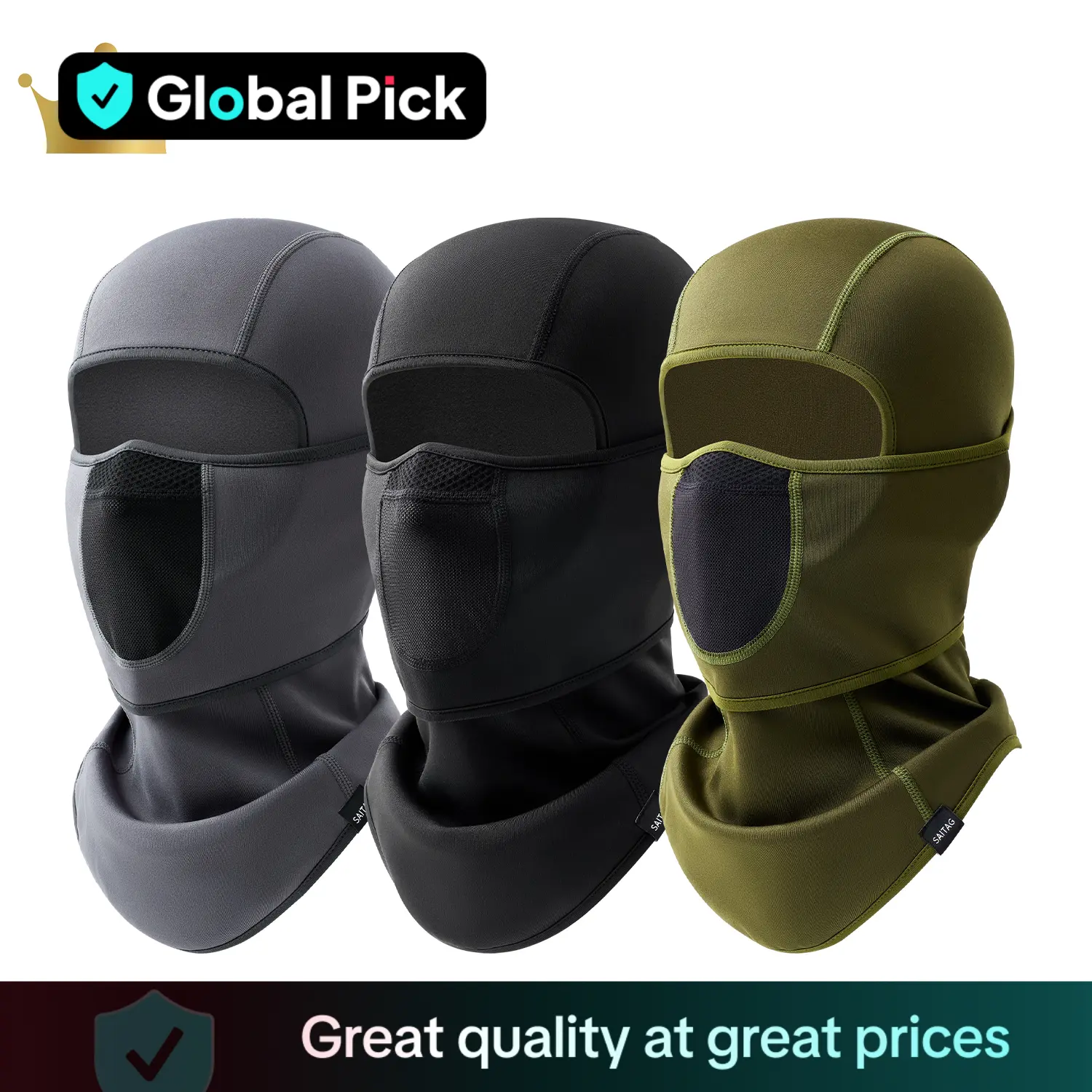 Balaclava Ski Mask, Warm Face Mask for Cold Weather, Winter Skiing Snowboarding Motorcycling Ice Fishing Men, Essential for Outdoor Winter Work