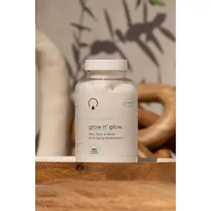 Grow N Glow Hair Skin Nails Anti Aging Multivitamins