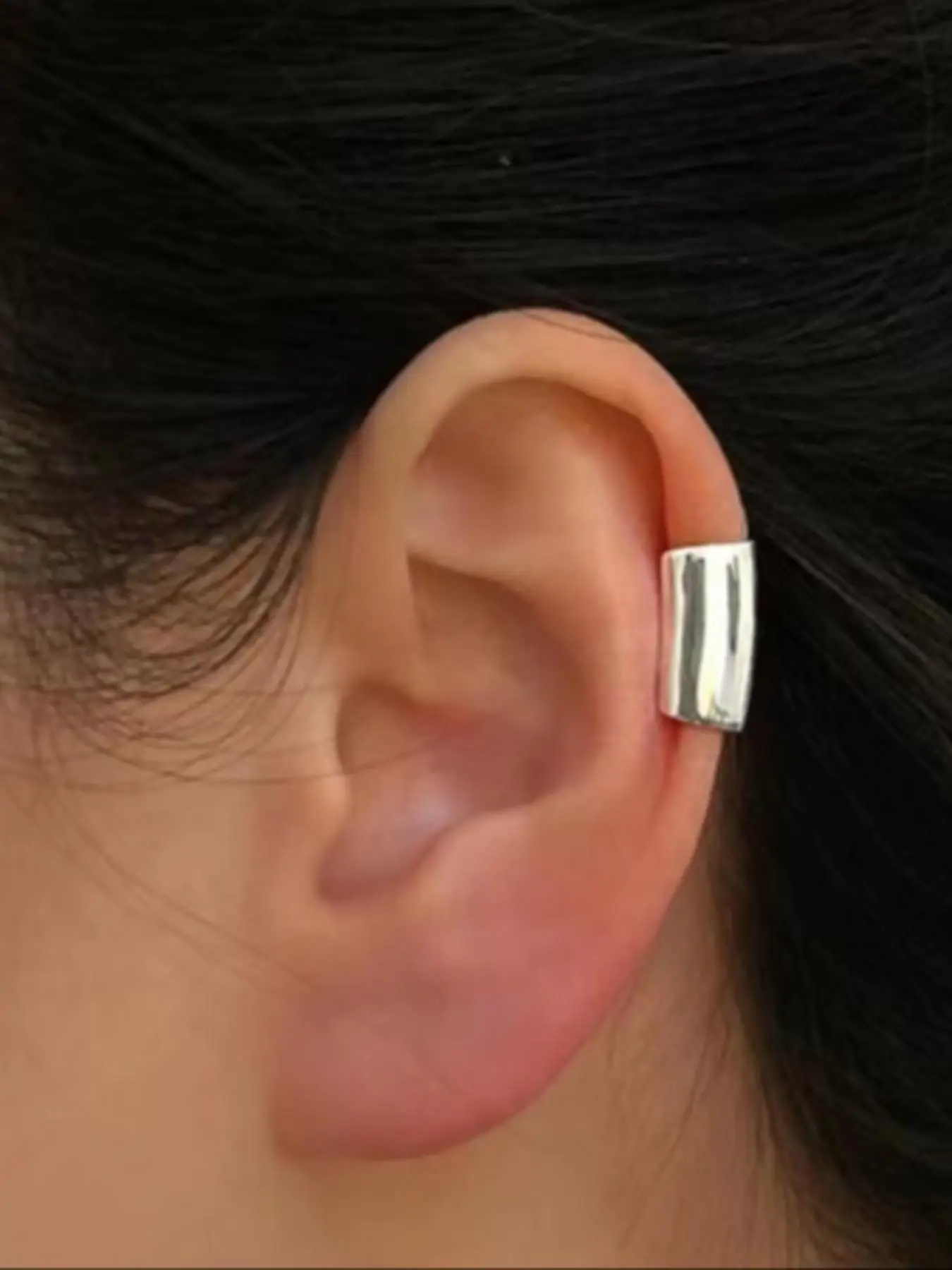 Women's Simple Style Plain Color Ear Cuff, Fashion Jewelry for Party, Daily Clothing Decor, Trendy All-match & Exquisite Jewelry for Birthday Gift