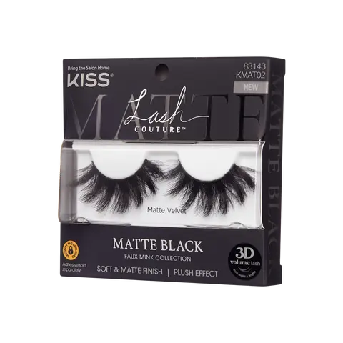 Kiss Lash Couture Matte Black - Matte Velvet
