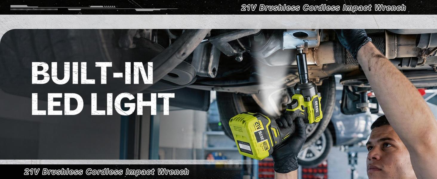 【FathersDayGift】SEESE 3 in 1 Cordless Impact Wrench 590 FT-LBS(800N.m) 3200IPM 1/2 Impact Gun High Torque Electric Impact Driver Cordless Impact Wrench with 21V 2 x4.0Ah Battery ,LED Light,9 Sockets,8 Drills,6 Screws & Case for Home Car Tire Lug Nut fathe 【FathersDayGift】SEESE 3 in 1 Cordless Impact Wrench 590 FT-LBS(800N.m) 3200IPM 1/2 Impact Gun High Torque Electric Impact Driver Cordless Impact Wrench with 21V 2 x4.0Ah Battery ,LED Light,9 Sockets,8 Drills,6 Screws & Case for Home Car Tire Lug Nut fathe