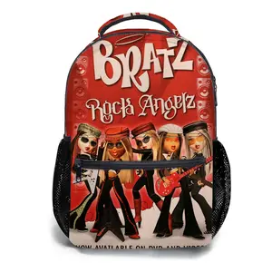 Bratz-Rock-Angelz-Backpacks for Girls, Cute School Backpack for Girls Boys, Aesthetic Bookbag for Teens, Lightweight Classic Backpack for Travel, Work, Picnic A-25