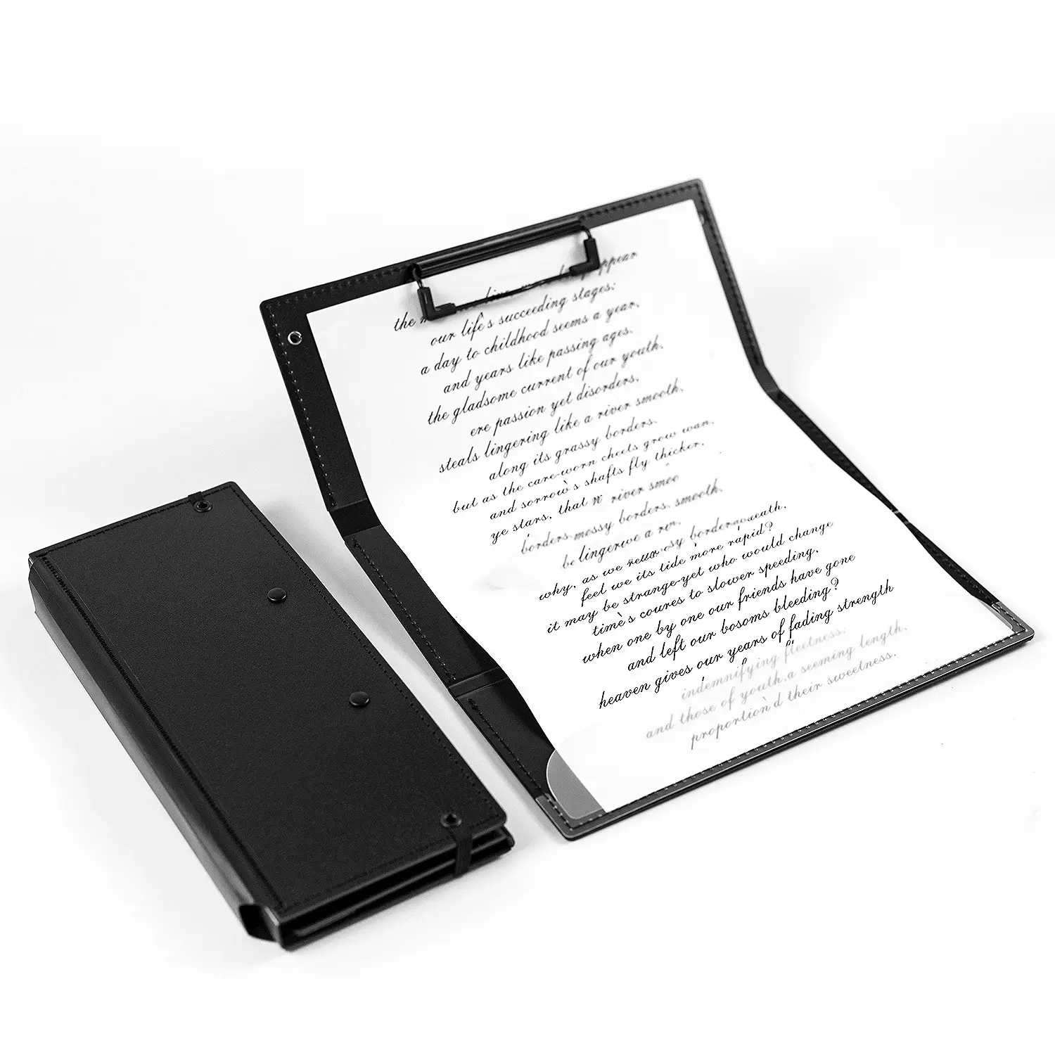 Professional Foldable Nursing Clipboard - A4/Letter Size Compatible Tri-fold Pocket Clipboard Folder With Storage for Nurses, Medical Students & Doctors - Heavy Duty & Lightweight, Plastic Clipboard With Storage