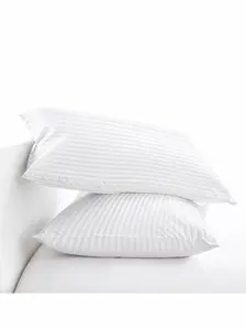 Hotel Quality Bed Pillows Set of 2, Down Alternative Sleeping Pillows, Soft & Supportive Cooling Pillows for Side Back & Stomach Sleepers, Luxury Plush Bedroom Bedding