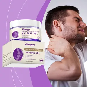 South Moon Gel for Knee & Elbow Pain Relief - Moxa Leaf Ginger Formula - Non-Greasy Texture - Quick Calming Magnesium Patches - Daily Use - 100g knee  patch thermal  natural Therapy Healthcare kneepain jointpain heating pad cosmetic fix nihon kadoyan bran
