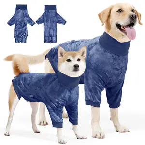 Recovery Suit for Dogs - Soft Onesie Dog Surgery Suit for Female Male Dogs, Breathable Surgical Recovery Suit Prevent Licking Spay Recovery Suit Dog E-Collar & Cone Alternative