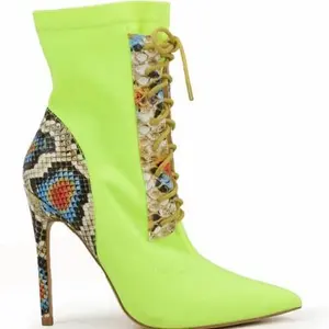 Neon Snake Boot