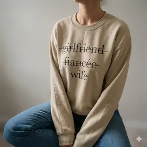 Kaizen Gildan 18000 Crewneck Sweatshirt Future Wife Fiancee Gift Engaged Sweater Bridal Shower New Wife Comfy Oversized Bride to Be Gift