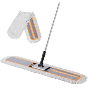 36 commercial dust mop for hardwood floor cleaning heavy duty push broom mop hotel company household cleaning supplies for hardwood tiles marblevinyl plank floors cleaning