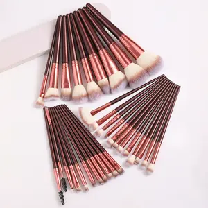 32 Cosmetic Brushes,  Such As Daily Powder Brushes, Foundation Make-Up Brushes, Halo Dye Brushes, Facial Stationary Brushes, Powder Blusher Brushes, Concealer Brushes And Eye Shadow Brushes