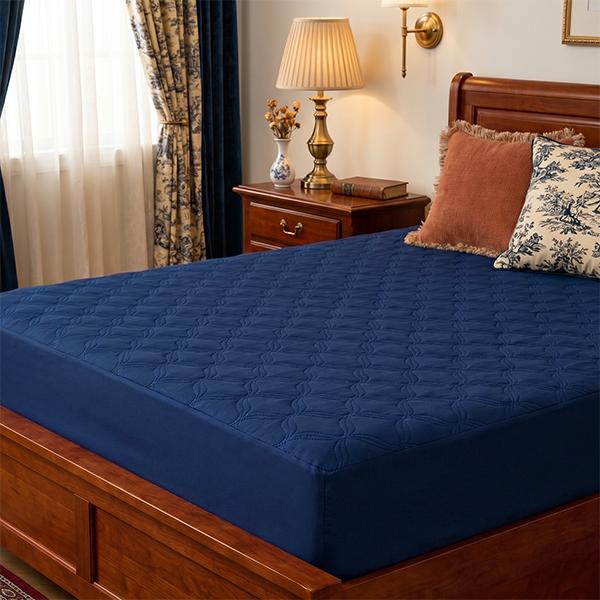 BRJ Waterproof Mattress Protector, Soft Breathable Quilted Mattress Cover for Quiet Sleep, Deep Pocket Fits 6-18 Inch Mattresses, Machine Washable