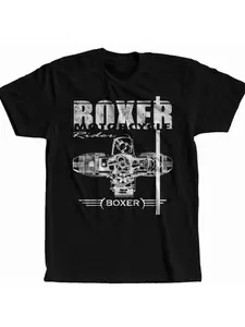Boxer Motorcycle Engine Motorrad Racing T-Shirt Fashion Short-Sleeve Casual Tees Shirt Men  Tshirt Streetwear Harajuku