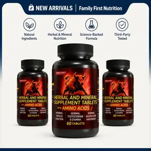 Ultimate Formula for Men's Health—15 Professional Ingredients with Amino Acids （L-Arginine&L-Citrulline）& Botanical Extracts (60 Tablets)