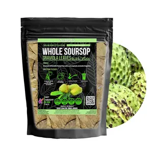 Alebrixes | Whole Soursop Herbal Tea (4 oz)| Premium Quality Whole Whole Soursop Tea | Te Hoja de Guanabana - Graviola Leaves | Wildcrafted.