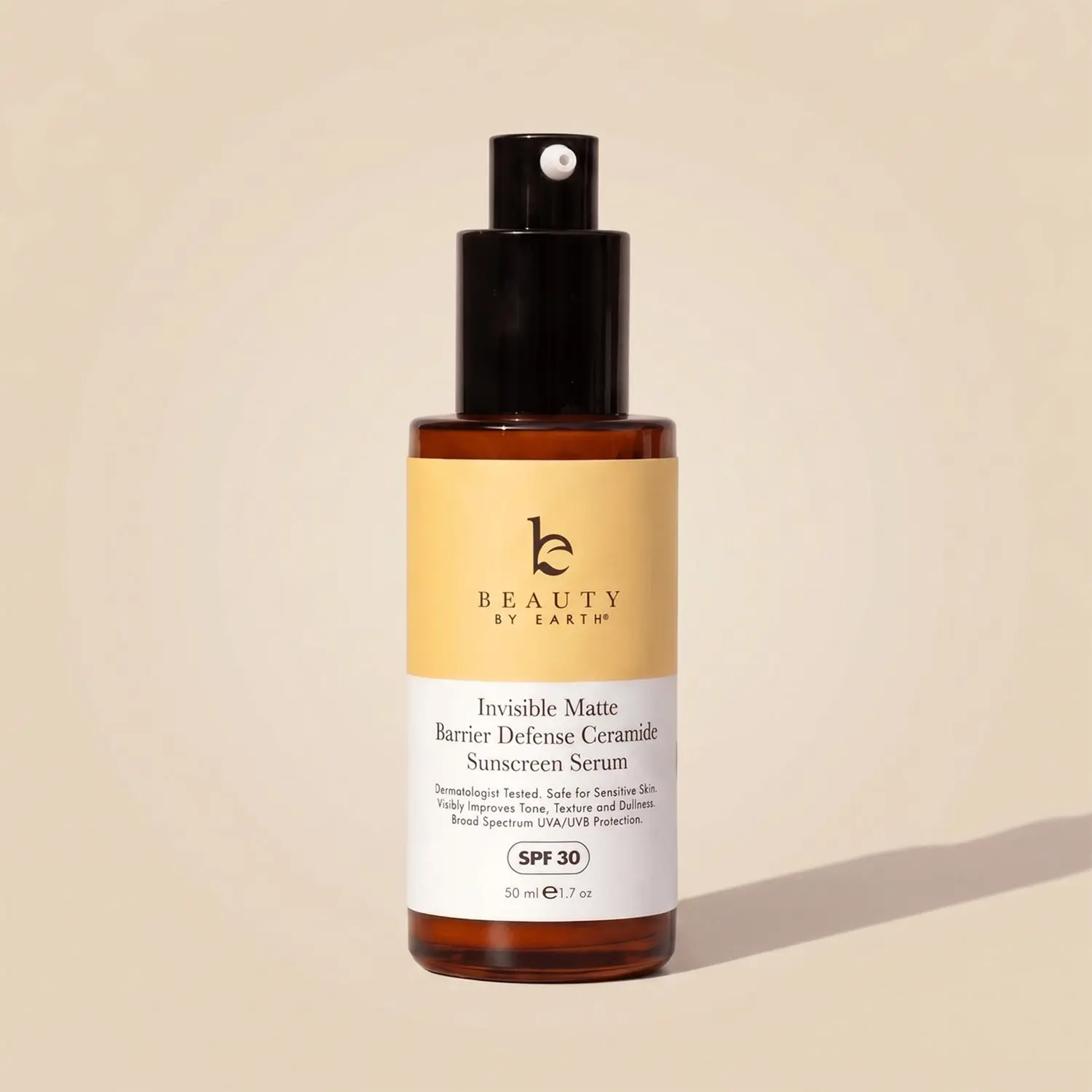 Beauty by Earth Invisible Matte Barrier Defense Ceramide Sunscreen Serum Face Serum (SPF 30)