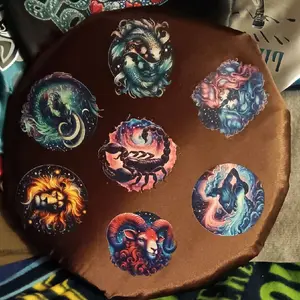 Zodiac Symbols Hair Bonnet