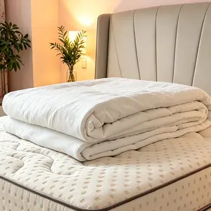 Twin Size Solid White 50×70 Inch Single Size Cooling Summer Blanket Ultra Soft Lightweight Breathable Quilt Perfect for Twin Single Bed Bedroom Dorm Room Sofa and Hot Summer Sleeping