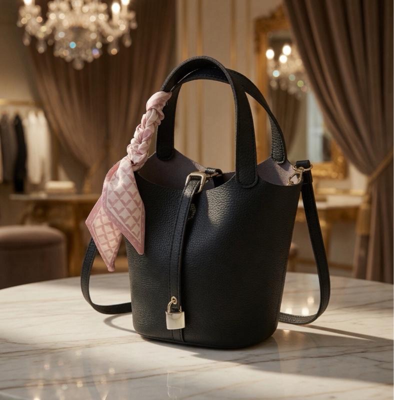 New Vegetable Basket Women's Bucket Bag Commuter Handbag Crossbody