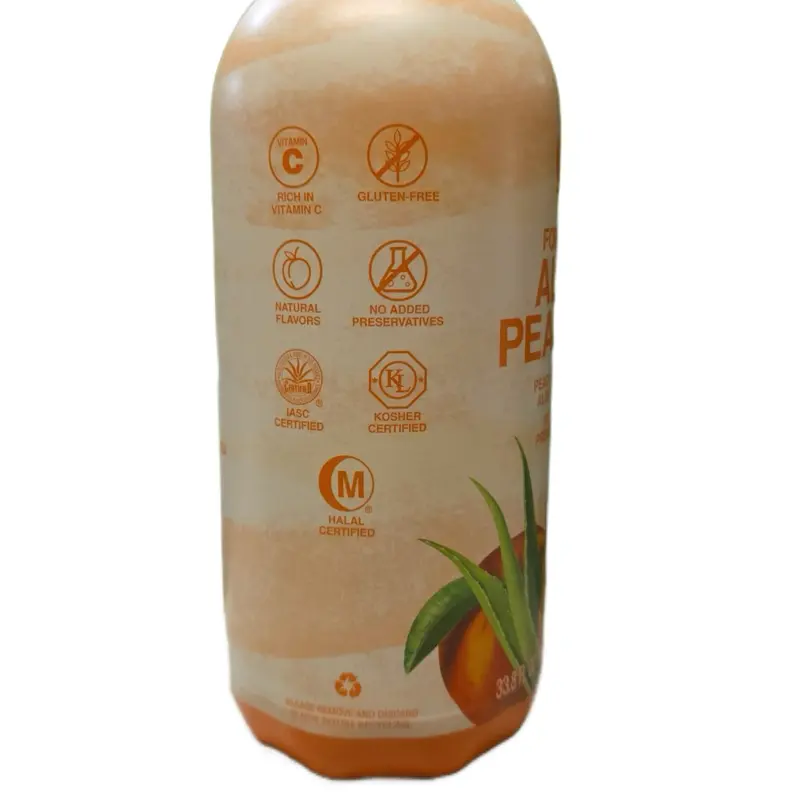 Forever Aloe Peaches Peach Flavored Aloe Vera Gel No Added Preservatives  33.8 FL OZ 1 Qt 1.18 FL OZ 1 Liter Healthy Beverage Healthy Drink - TikTok  Shop