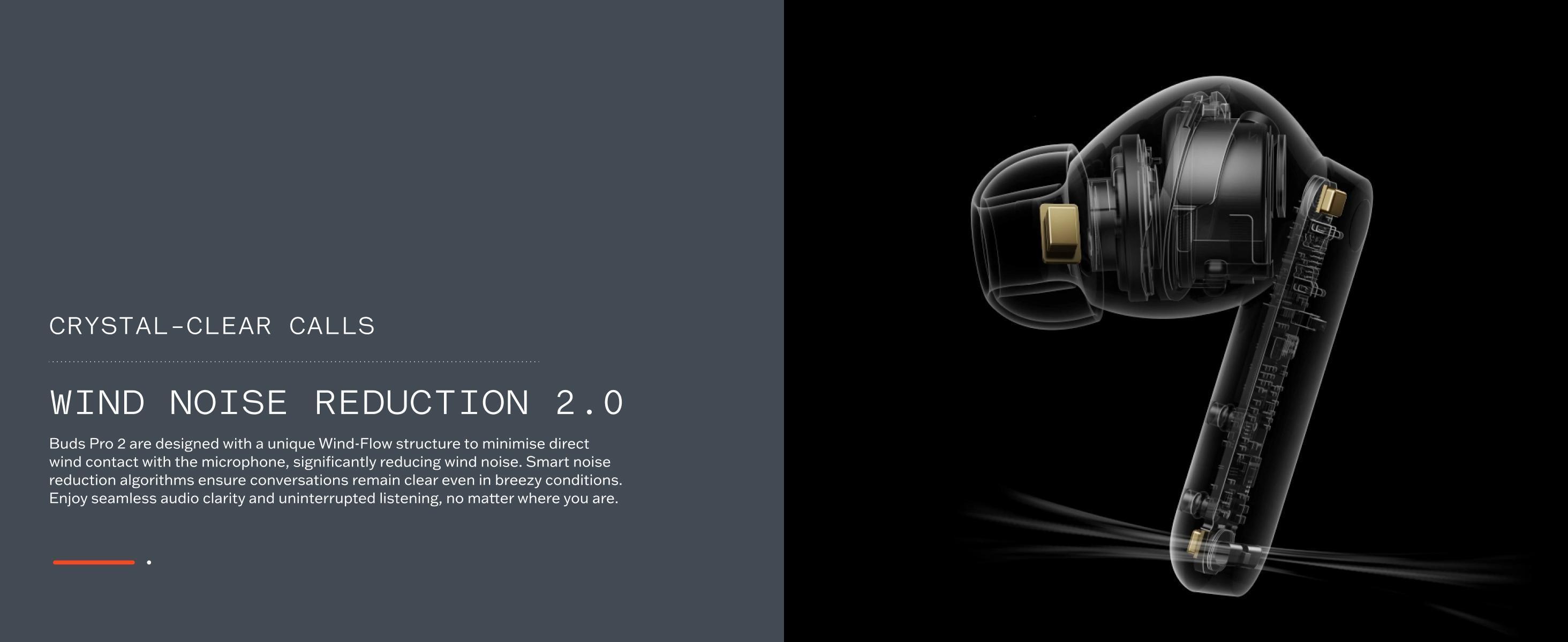 「CMF Buds Pro 2」 Wireless Earbuds with Adjustable Noise Cancellation, ChatGPT Integration, Hi-Res Audio with LDAC, Electronic Headset, 50 dB Hybrid Noise Cancelling, IP55 Waterproof, 43H Play Time, 6 HD Mics Headphones