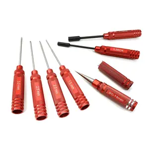 Precision Tool Set Allen Wrench Size 1.5, 2, 2.5, 3mm, 5.5 & 7 Hex & Body Reamer