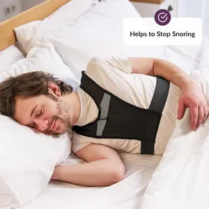 Universal Snore Reduction Strap, Lightweight Breathable Sleep Aid Band for Adults, Comfortable Nighttime Sleeping Accessory