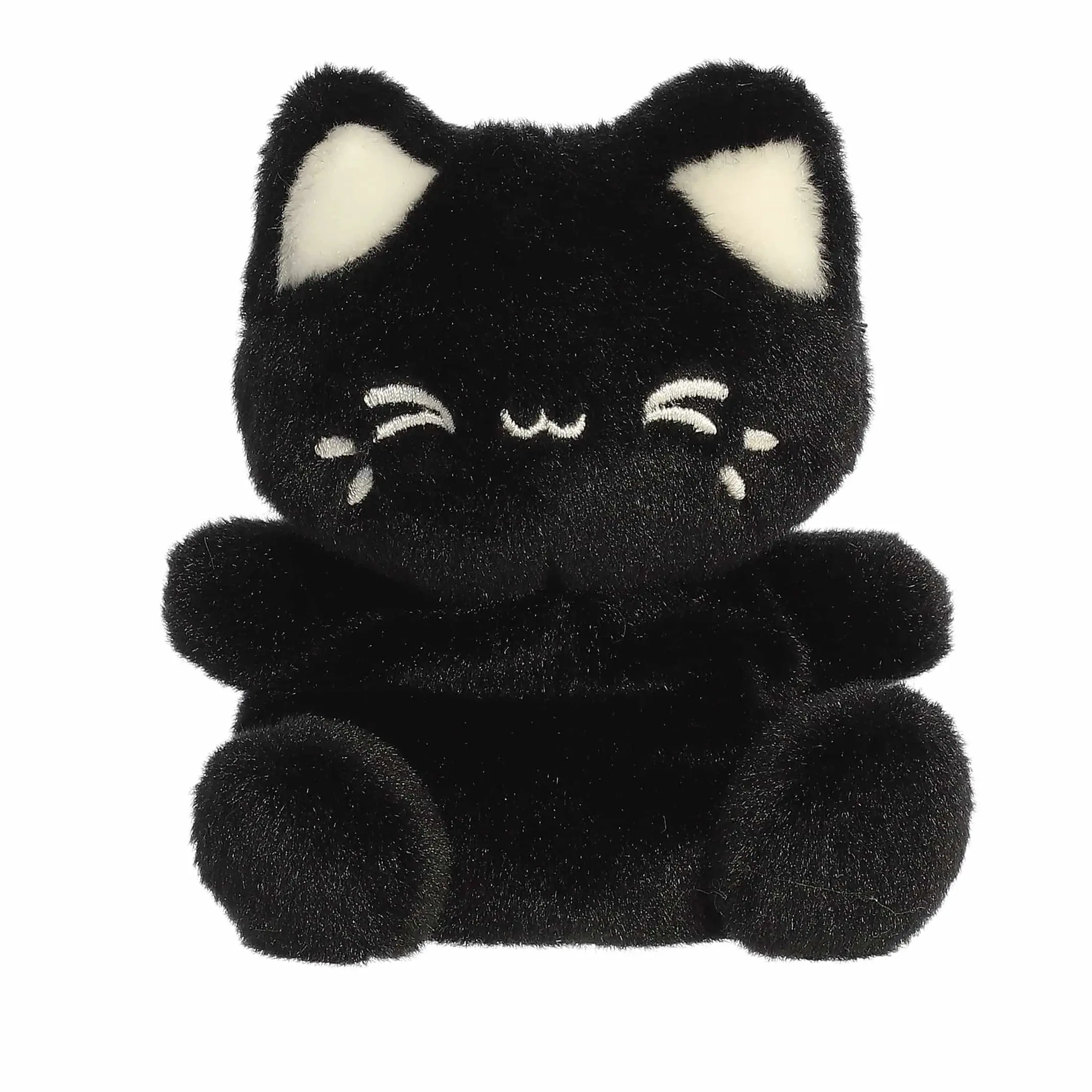 Black Sesame Meowchi Palm Pals Plush Toy