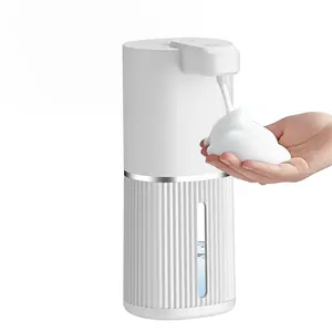 Wall-mounted Soap Dispenser, Smart Sensor Soap Dispenser, Non-contact Foam Soap Dispenser, Usb Rechargeable Automatic Foam Liquid Dispenser, Large Capacity, Portable, Can Be Wall-mounted Or Used On A Desktop, Suitable For Kitchens, Bathrooms, And As A Gif