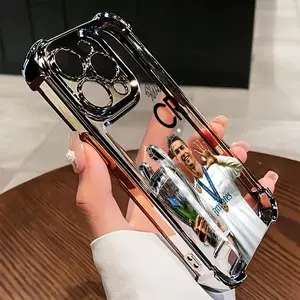 SU!Football Star Golden Ball C-CR7 Phone Case Compatible with iPhone 17 Pro Max Air,16, 15, 14, 13, 12, 11 Pro Max, X, XR, XS Max, 7, 8 Plus & Samsung Galaxy S25 Ultra S24 S23 S22 S21 Plus - Shockproof Transparent Soft Back Cover